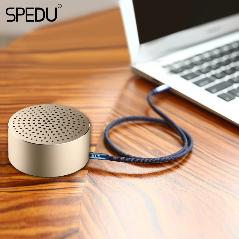 Spedu 3.5 мм Aux кабель для автомобилей Позолоченные аудио Jack мужчина акустический