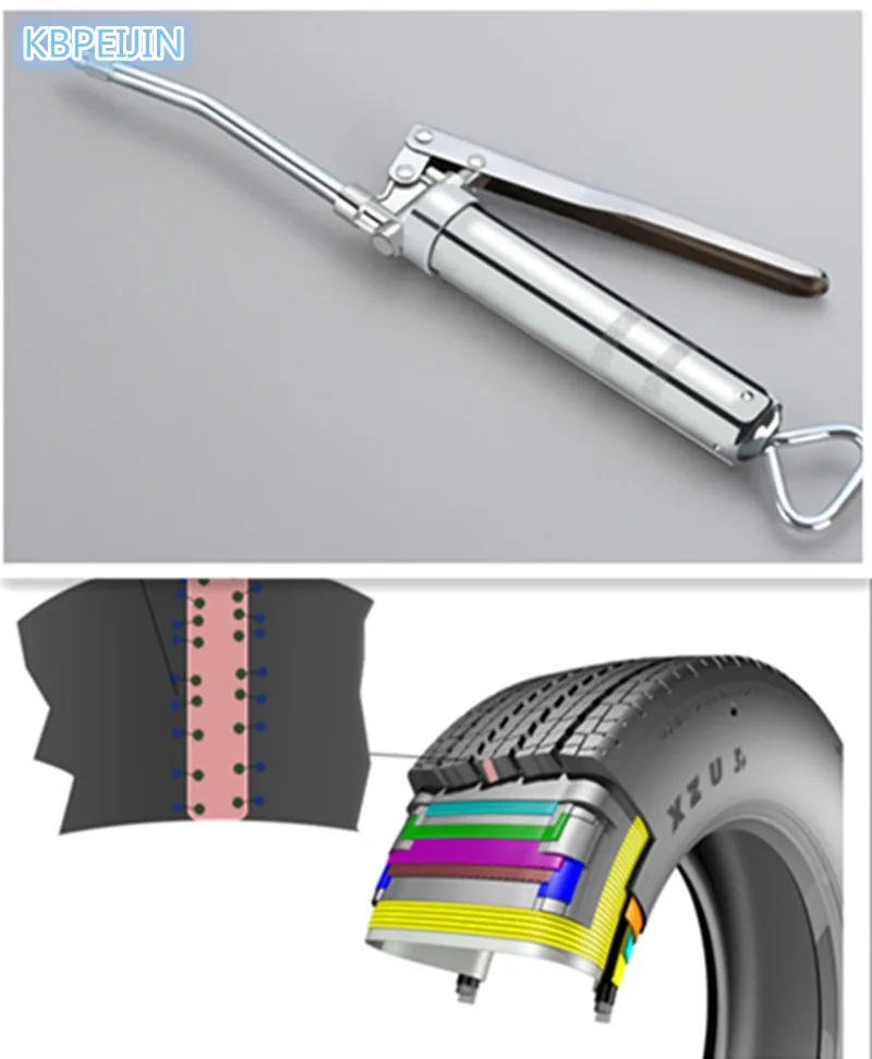 

2nd Generation Upgraded Car Tire Fast Repair Tool Inner car Stickers for Land Rover discovery 2 3 4 freelander 1 2 Accessories