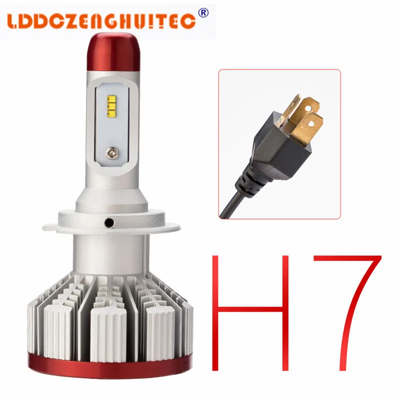 LDDCZENGHUITEC автомобиля светодиодный лампы фар CSP чипы 64 W 6000LM/комплект H4 ближнего и