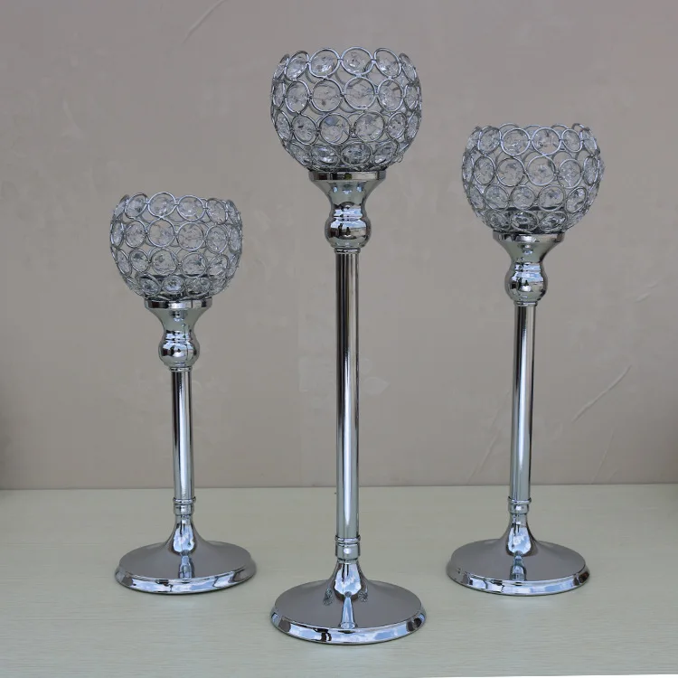 Свадебные центральные части канделябры Декорации для вечеринок Хрустальный