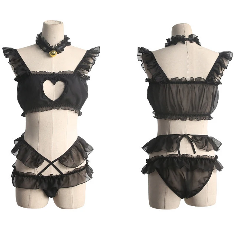Love Live! Сексуальное Женское ночное белье аниме Кот девочка ажурное нижнее Милая