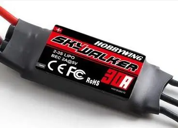 Hobbywing SKYWALKER ESC 2 6s 15A/20A/30A/40A/50A/60A/80A Build in bec UBEC бесколлекторный р/у вертолет самолет