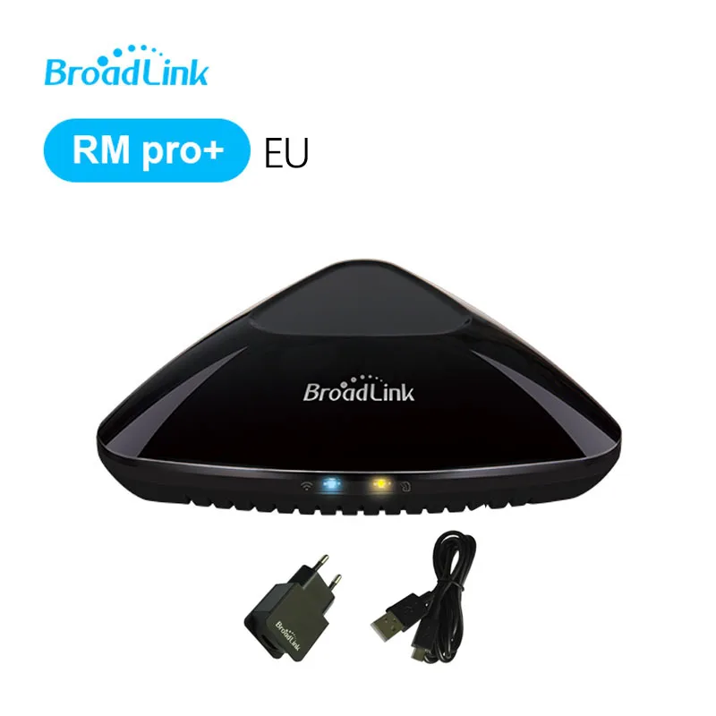 Broadlink RM Pro+/RM33 RM Mini3 ИК+ РЧ+ Wi-Fi Универсальный Интеллектуальный пульт дистанционного управления для Ios Android умный дом поддержка Alexa - Цвет: EU rm3