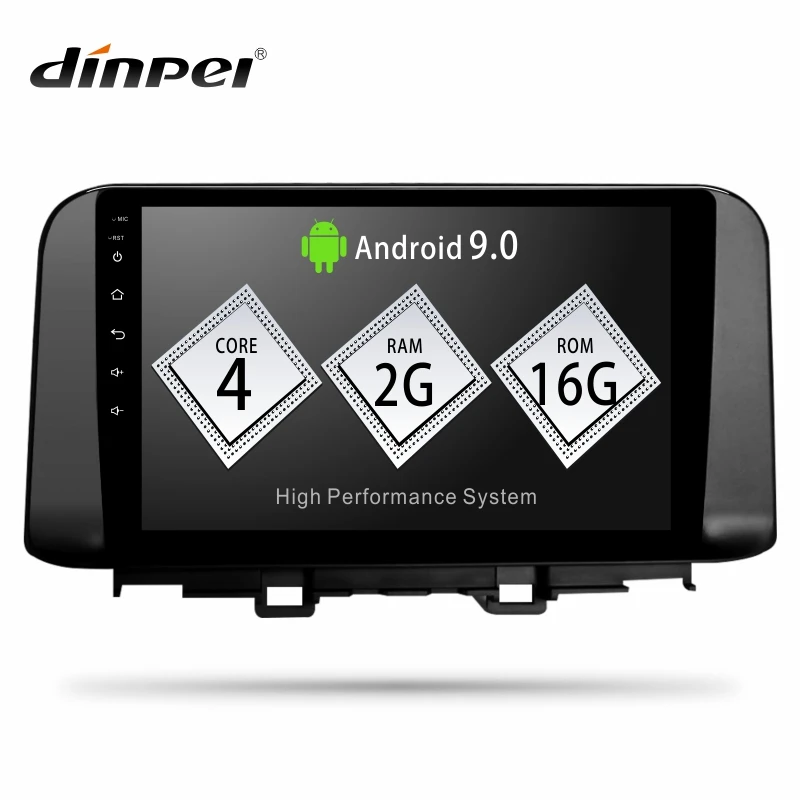 Dinpei Android 9,0 автомобильный Радио мультимедийный плеер для hyundai Kona Encino gps навигация Wifi видео carplay androidauto