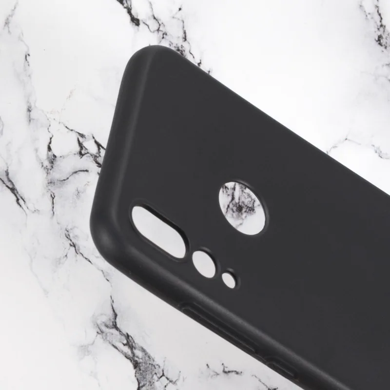 Ультратонкий силиконовый черный чехол ТПУ для Umidigi A5 Pro гелевый пудинга защитный