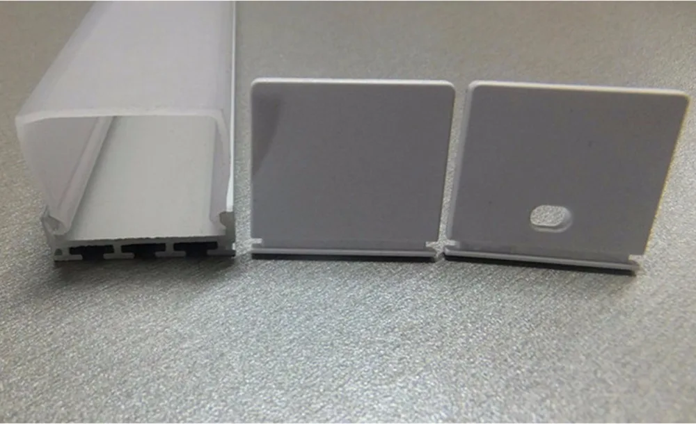 Фотолампа 1 м длинный светодиодный алюминиевый профиль (анодированный