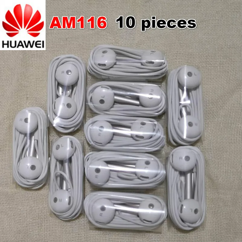 HUAWEI Honor AM115 AM116 наушники оптом 5/10/20/50 шт. для P8 P9 P10 Plus Mate8 Mate9 5X 6X 9 V9 Xiaomi|Наушники и