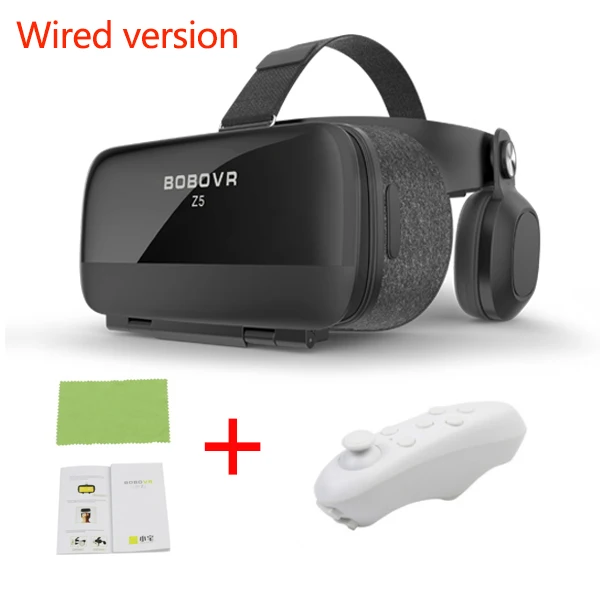 Очки виртуальной реальности BOBOVR Bluetooth очки виртуальной реальности BOBOVR Z5 виртуальной реальности VR очки Google картонные очки виртуальной реальности VR очки с наушники для смартфона Очки виртуальной реальности VR игры/фильм - Цвет: VR Z51-032