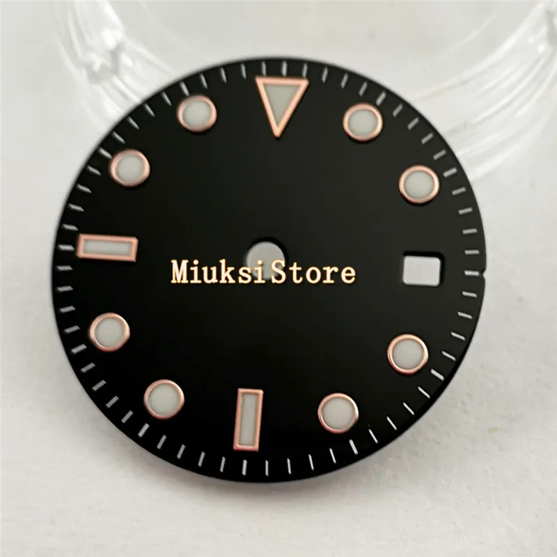 

28.5mm Black Dial fit ETA 2836 DG2813/3804 Miyota 82Series movement