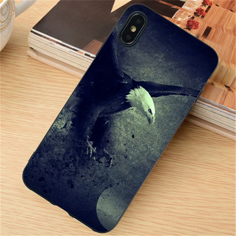 Тонкий силиконовый чехол для iPhone X XR XS Max SE 6S 7 8 Plus ударопрочный 6 dye |