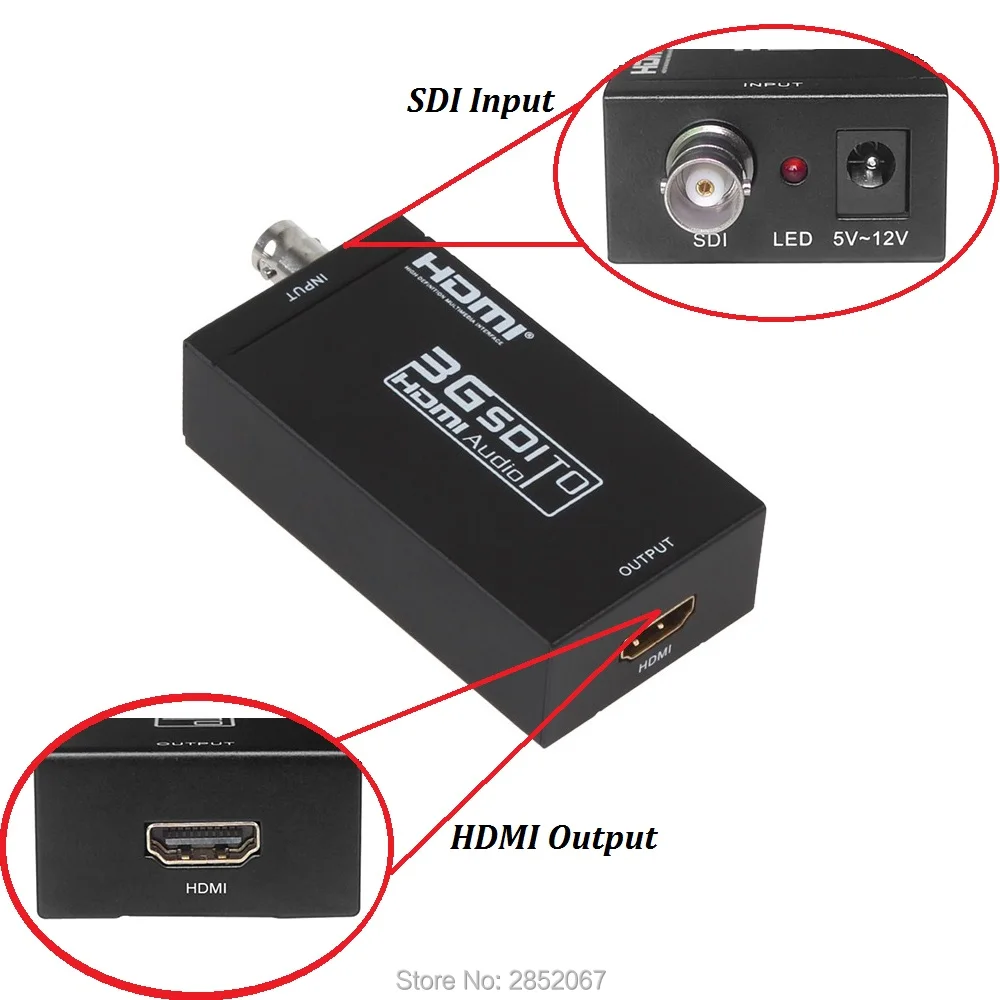 Оптовая Продажа Mini HD 3g SDI в HDMI конвертер адаптер Поддержка SDI/3G сигналы