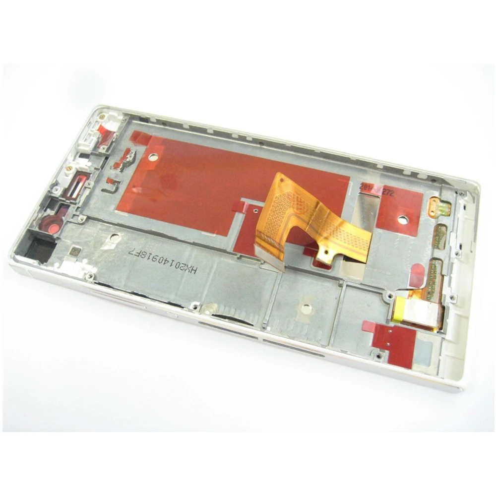 + Для huawei Ascend P7 L00 L05 L10 с рамкой ЖК дисплей Экран Сенсорный экран планшета Дисплей
