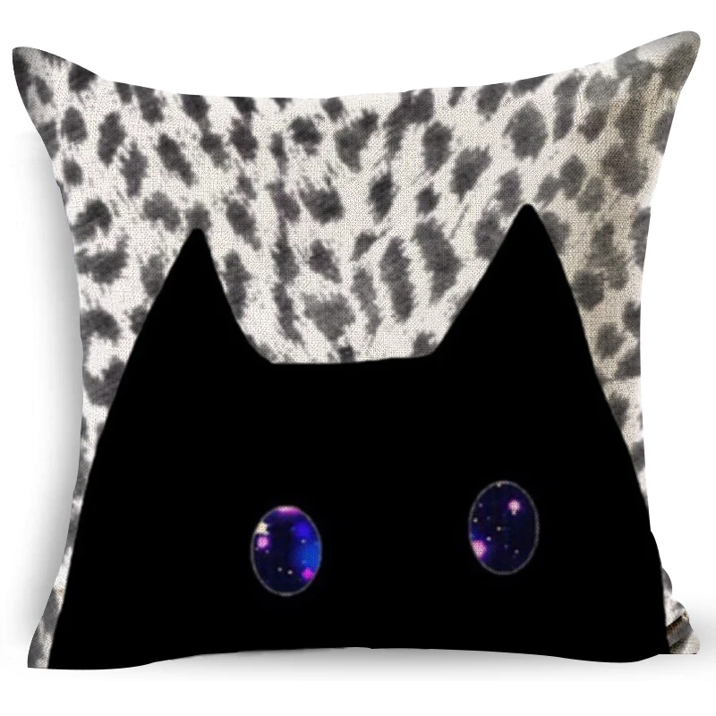 Европейский Стиль милые Книжный кот вечерние Подушка индивидуальные бросить