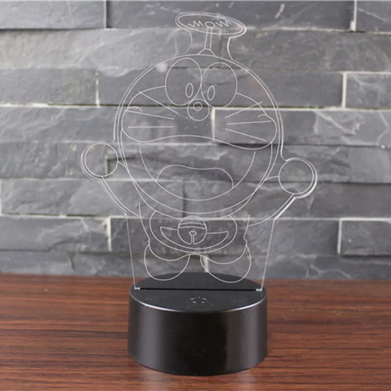 Фото Flying Doraemon theme 3D Lamp LED night light 7 Color Change Touch Mood Christmas present Dropshippping Освещение Flying Doraemon theme 3D Lamp LED night light 7 Color Change Touch Mood Christmas present Dropshippping Освещение