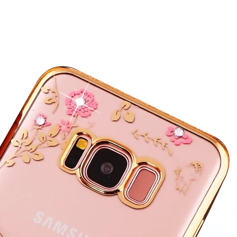 SemgCeKen роскошный оригинальный золотой силиконовый чехол из ТПУ для samsung galaxy S8 plus S 8