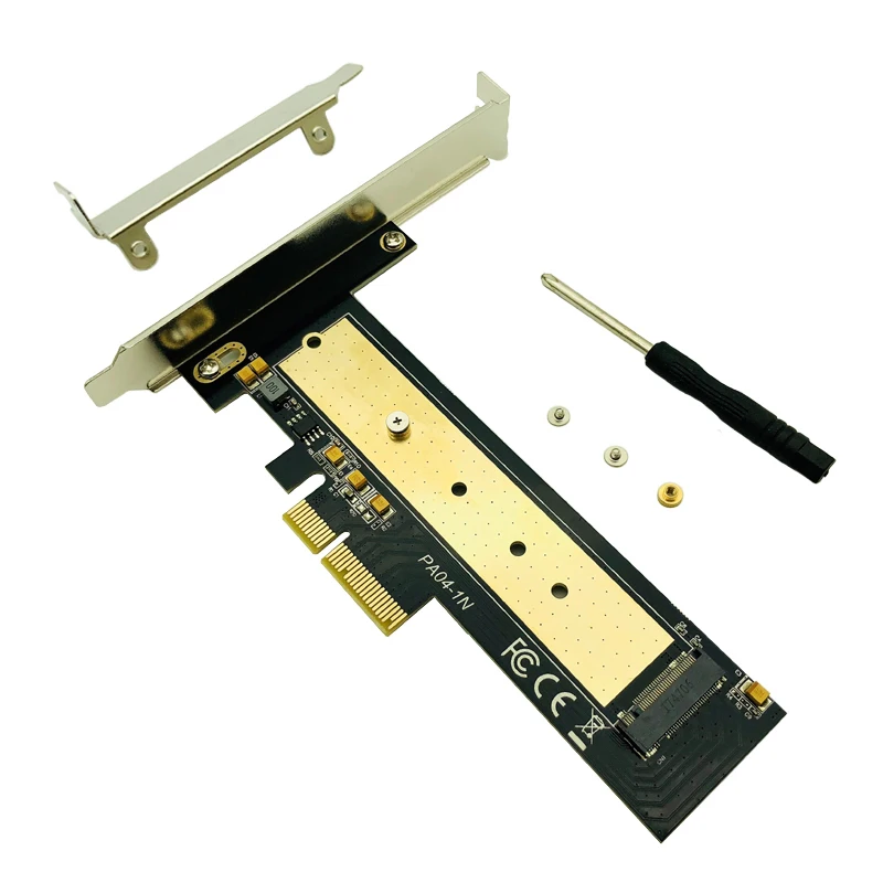 Адаптер M.2 NVME PCIE PCI Express 3 0 X4 Raiser на M2 адаптер карта M Φ поддержка 2230 2242 2260 2280 SSD