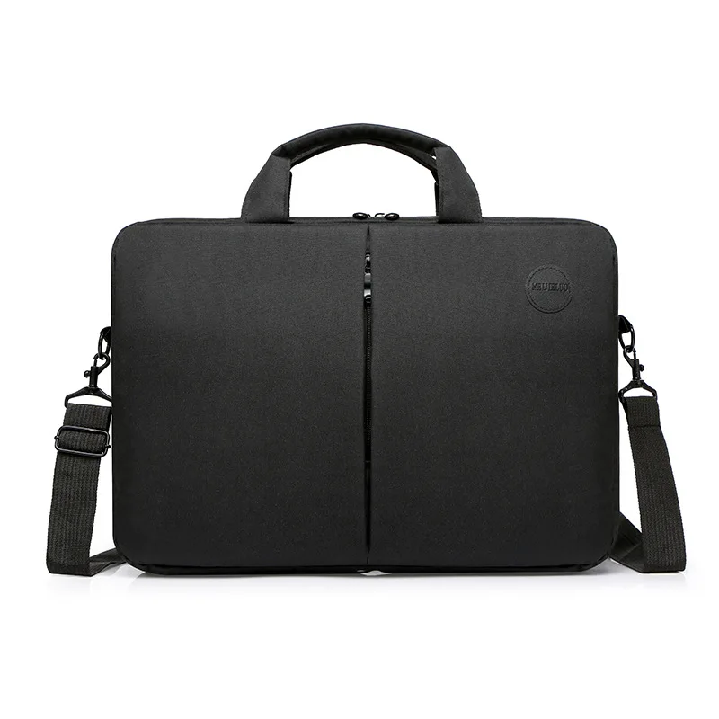 Черный Женская Мужская сумка-мессенджер для ноутбука Macbook Dell hp 15 15,6 дюймов Мужская женская сумка на плечо для ноутбука чехол для переноски - Цвет: Черный