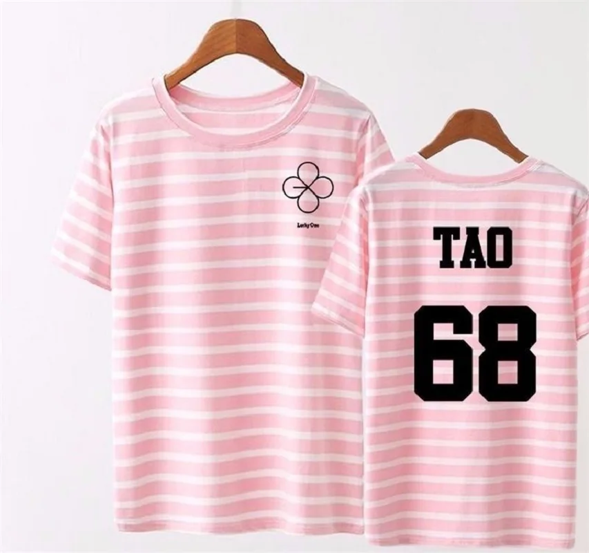 Футболка Mainlead Kpop EXO женская футболка LUCKY ONE MONSTER EX'ACT Chanyeol SUHO TEE|Футболки| |