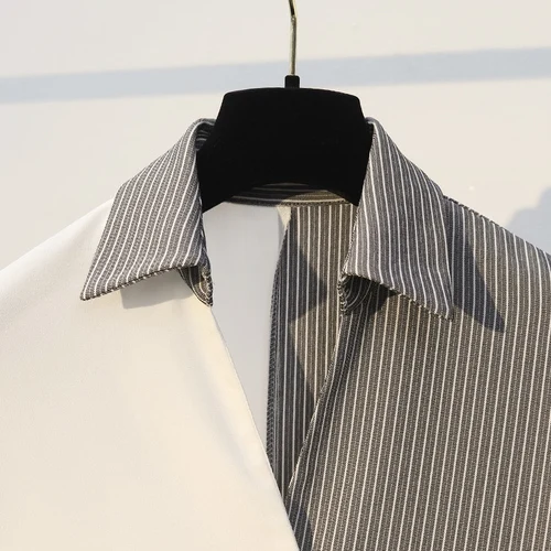 Свободное OL короткое Полосатое летнее платье с вырезами открытыми плечами бантом и поясом длиной до колена