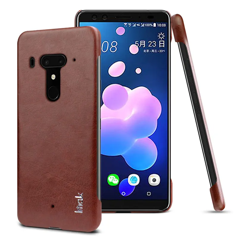 Для htc U12+ U12 Plus чехол IMAK Винтажный чехол из искусственной кожи ПК Жесткий Чехол для htc U12+ U12 Plus 6,0''