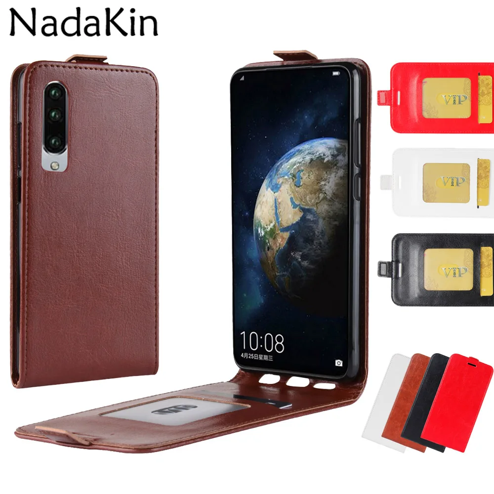 Вертикальный флип-чехол для телефона huawei Nova 4 P Smart Y9 Honor 8A 8C Magic 2 10 Lite P30 Pro вверх и вниз кожаный чехол
