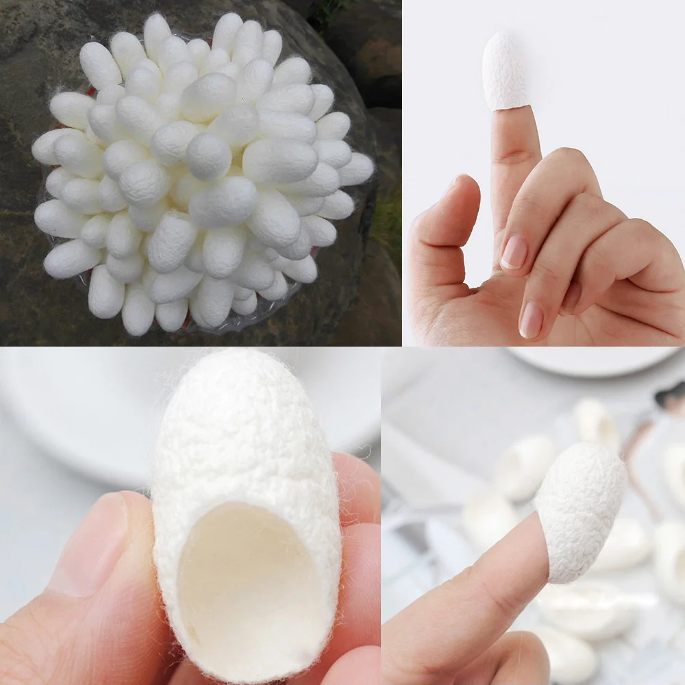 100 шт/партия Женский свежий натуральный Шелкопряд кокон красота и здоровый уход