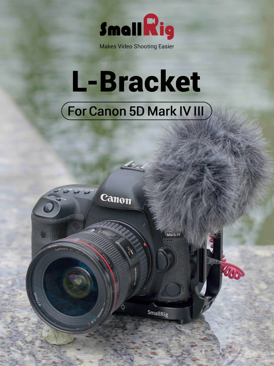 SmallRig L кронштейн для камеры Canon 5D Mark IV III DLSR быстросъемная пластина Arca-Swiss стандартная l-образная Монтажная пластина-2202