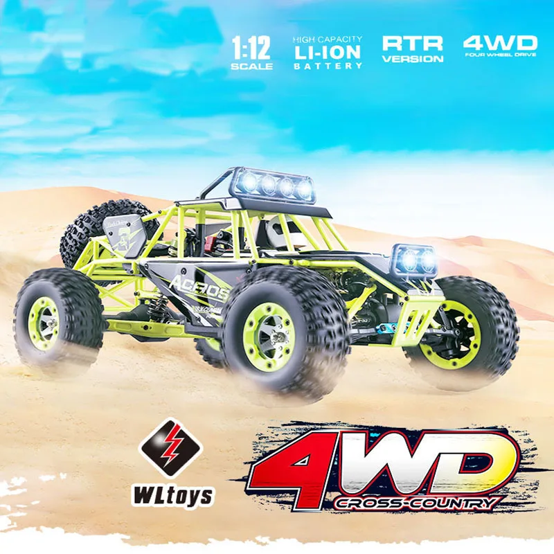 Дистанционный альпинистский автомобиль 12428 4WD RC автомобиль 4x4 с двойным приводом Bigfoot автомобиль с дистанционным управлением модель внедорожника игрушки для мальчика