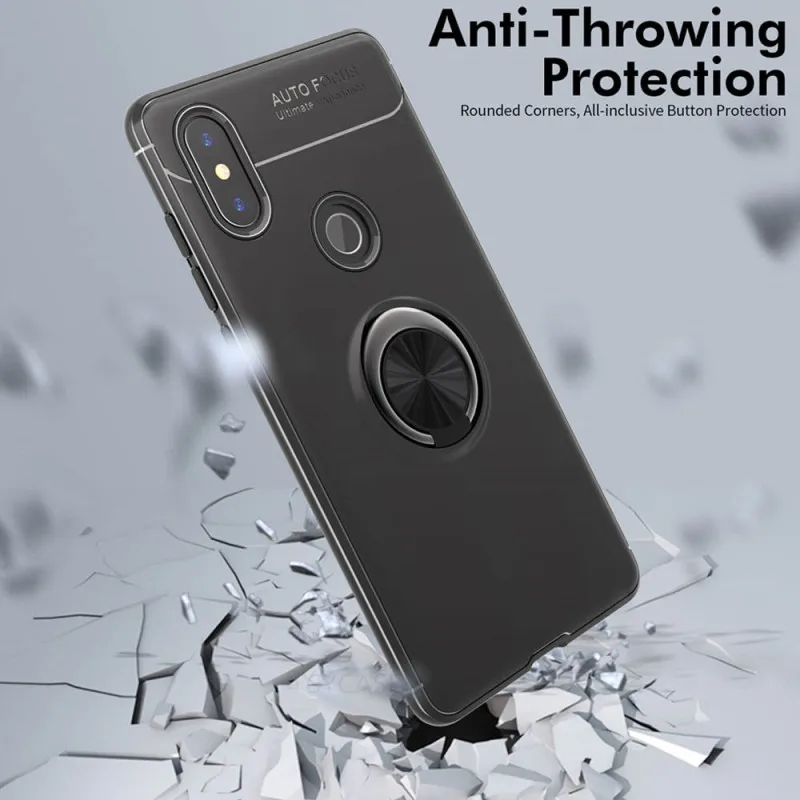 SYCASE Metal Magnetic holder phone case For Samsung S7edge S8 S9 Plus Note 8 9 Full Protective Car Holder Plain Soft cover |