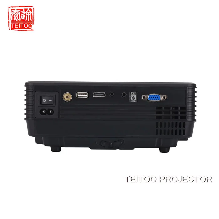 2000 люмен Мини Портативный проектор HD домашнего кинотеатра мини светодиодный для