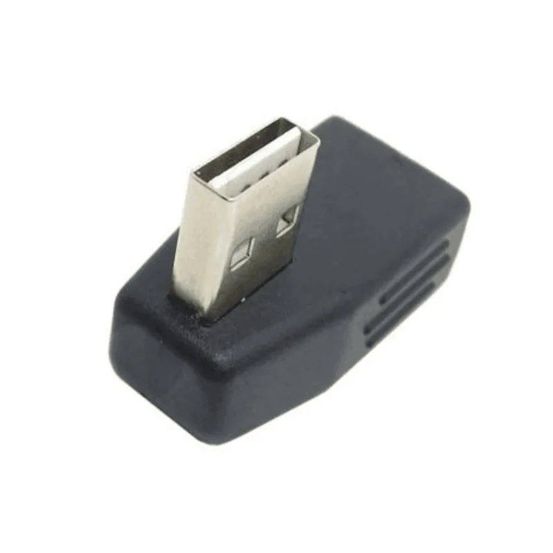 USB 2 0 A Штекерный к женскому Удлинительный адаптер левый и правый угловой 90D