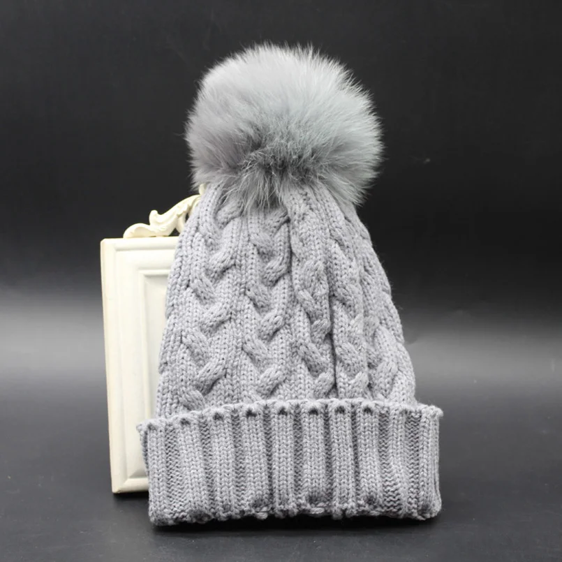 2017 зимние Элитный бренд Круглая Шапка из лисьего меха для женщин меховая шапка с