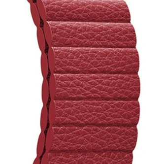 Red Для Apple Watch Series 5 4 3 2 1 44 мм 40 мм 42 мм 38 мм закат васильковый кожаный ремешок-петля для iWatch Магнитный кожаный ремешок-петля - Цвет ремешка: Red