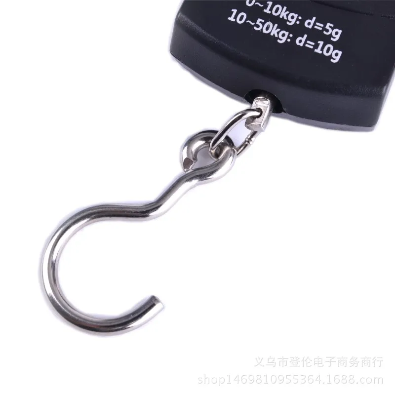 Scale Hook Fish Weight Mini Hanging Pocket Portable 50kg LCD Digital Luggage Weighing Fishing Electron|luggage weight scale|digital scale