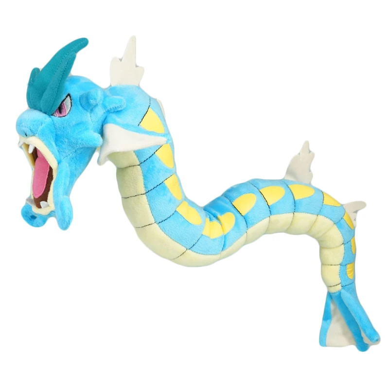 Мультяшная плюшевая кукла игрушки Gyarados 58 см(2") Красный Блестящий Голубой дракон мягкие куклы игрушки животные плюшевые куклы для детей подарок