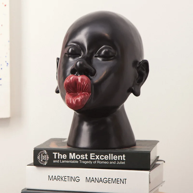 Новинка украшение для дома модные украшения в виде красных губ изысканная