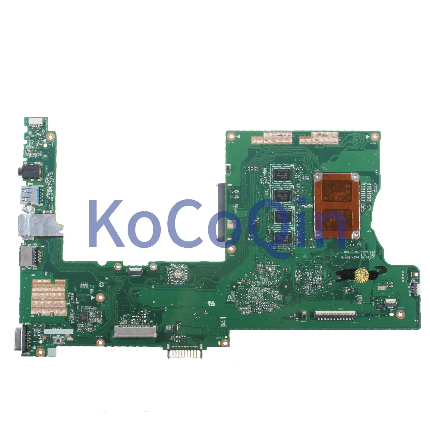 KoCoQin Laptop motherboard For ASUS X401U X501U Mainboard REV.2.0 CMC60 2G RAM | Компьютеры и офис