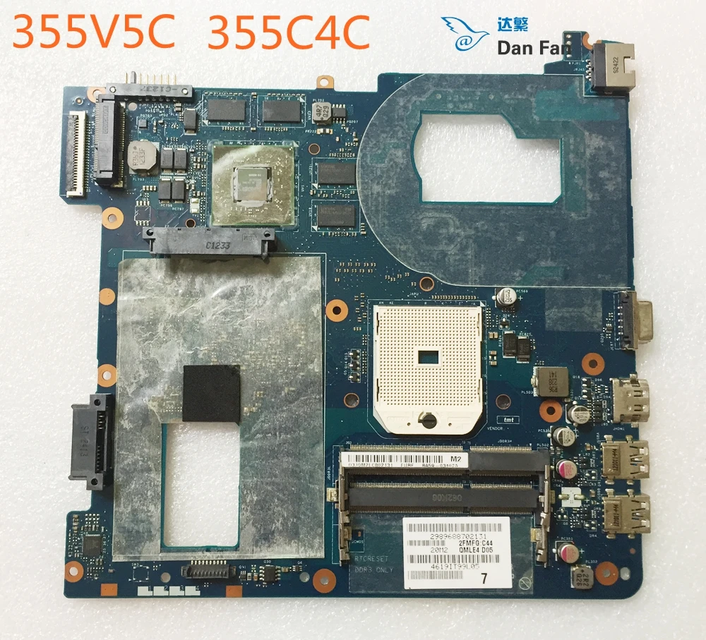 Материнская плата для ноутбука SAMSUNG NP355V5C 355V5C 355V4C системная QMLE4 100%