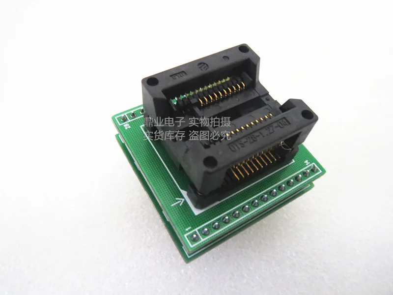 Opentop SOP20 300MIL SOP20/DIP OTS-28-1.27-04 spacing 1.27 IC Burning seat Adapter testing seat Test Socket test bench