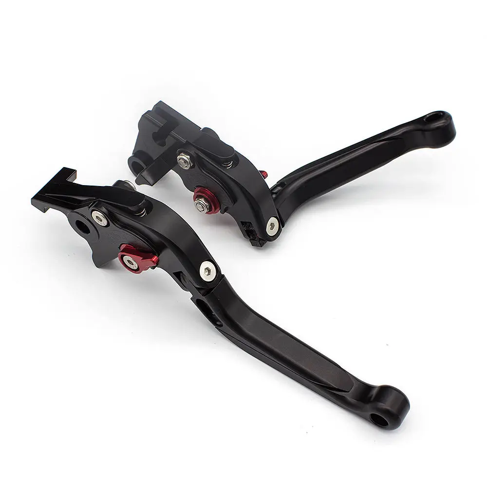 Black-Red Levers Для Honda CBR 600 F2 F3 F4 F4i 1991-2007 регулируемые ЧПУ Складные Выдвижные Рычаги Тормозная система сцепления для мотоцикла и рукоятки FXCNC - Цвет: Black-Red Levers