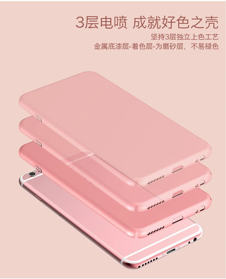 Кольцо пряжки "под ключ" матовый чехол для iPhone 6 S 7 плюс 6S Plus | Мобильные