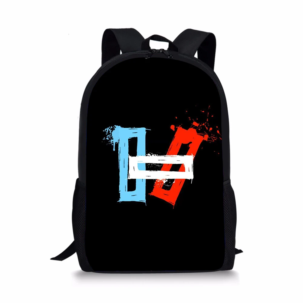 As picture ThiKin Twenty One Pilots, школьные сумки для мужчин, wo, Мужская Дорожная сумка на плечо, студенческий рюкзак, рюкзаки для мальчиков, Подростковая сумка для ноутбука, Mochila - Цвет: As picture