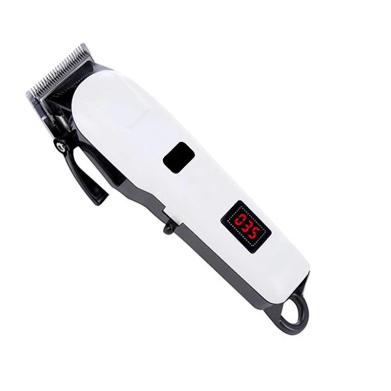 LCD screen hair clipper salon cordless trimmer men beard electric cutter adjustable cutting machine haircut kit | Бытовая техника