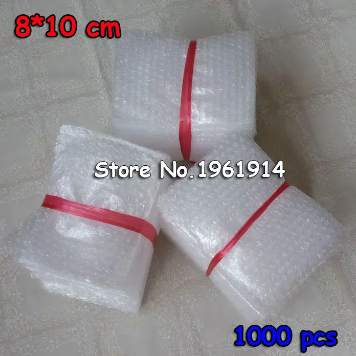 8*10cm 800Pcs Cushioning Bubble Bags Bubble Protective Wrap Bolsa Burbuja Packaging Inflate Foam Packing Verpackungen Schaum