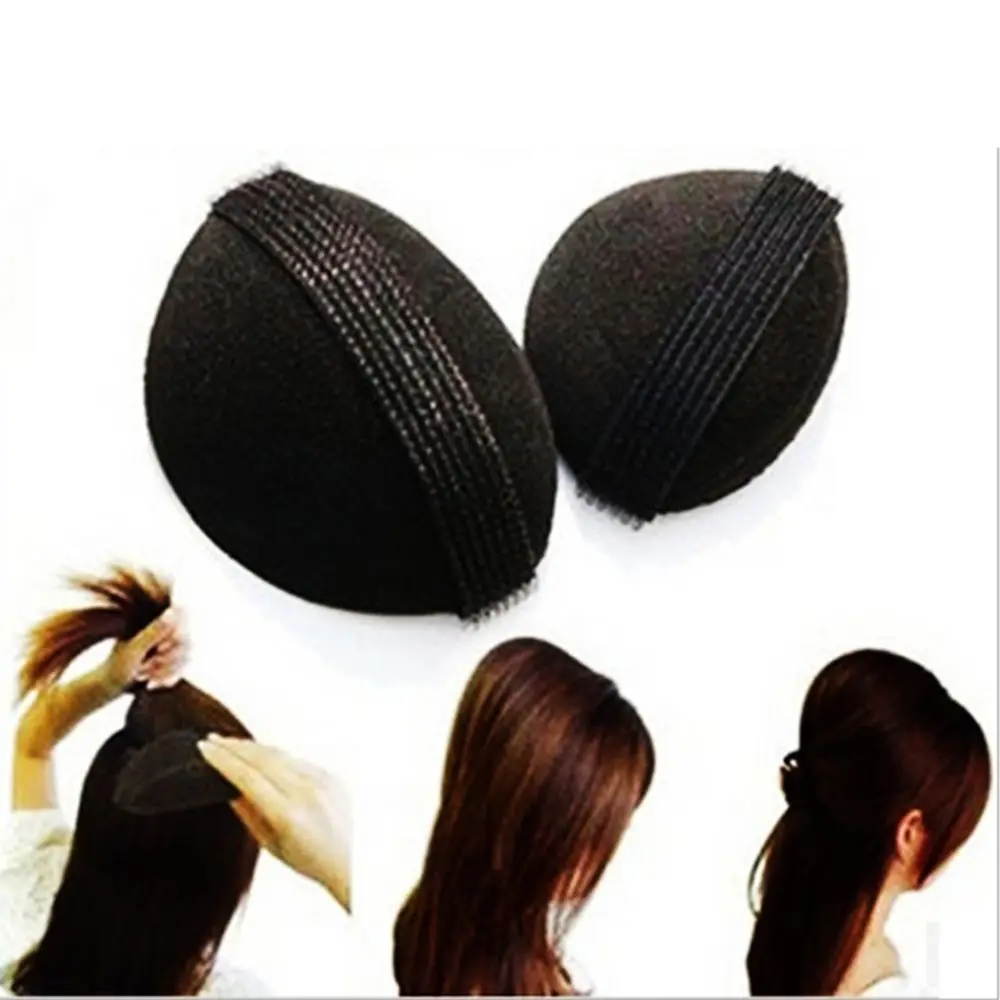 

2 Pcs (one S size, and one L size) Hair Magic Increase Device Hair Styling Tool Bump Foam Sponge Pad Fluffy Puff