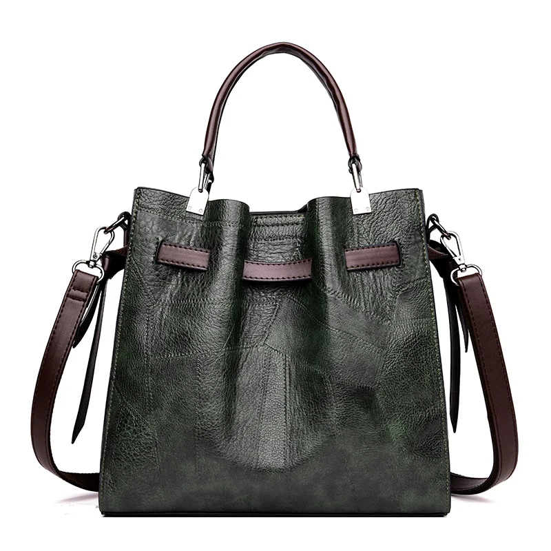 Yagelais 2019 Vintage Bucket Leather pu Luxury Handbags Women Messenger Ladies Bag Women's Shoulder Large Capac | Багаж и сумки