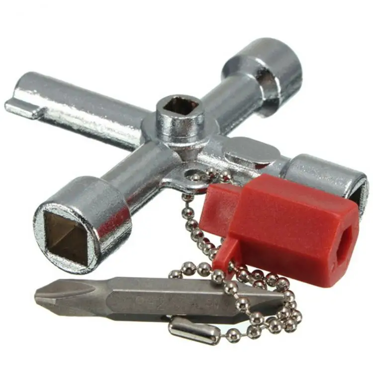 Гаечные ключи сантехники мульти инструмент 4 Way Ключи Электрический счетчик газа