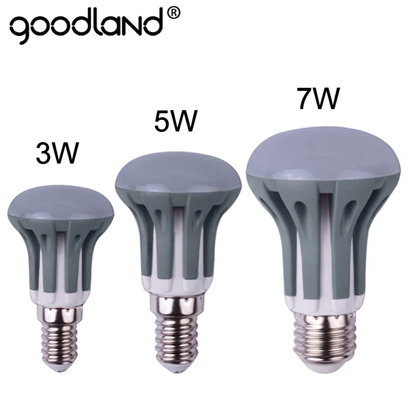 Goodland светодиодный светильник R39 R50 R63 E14 Ampoule E27 SMD2835 3 Вт 5 7 220 В 240 для домашнего