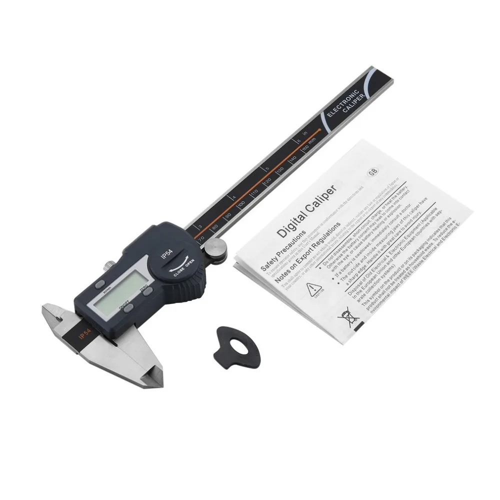 Цифровой штангенциркуль IP54 0-150 мм/0-200 мм/0-300 мм 0,01 мм Bluetooth стальной штангенциркуль электронный Калибр S