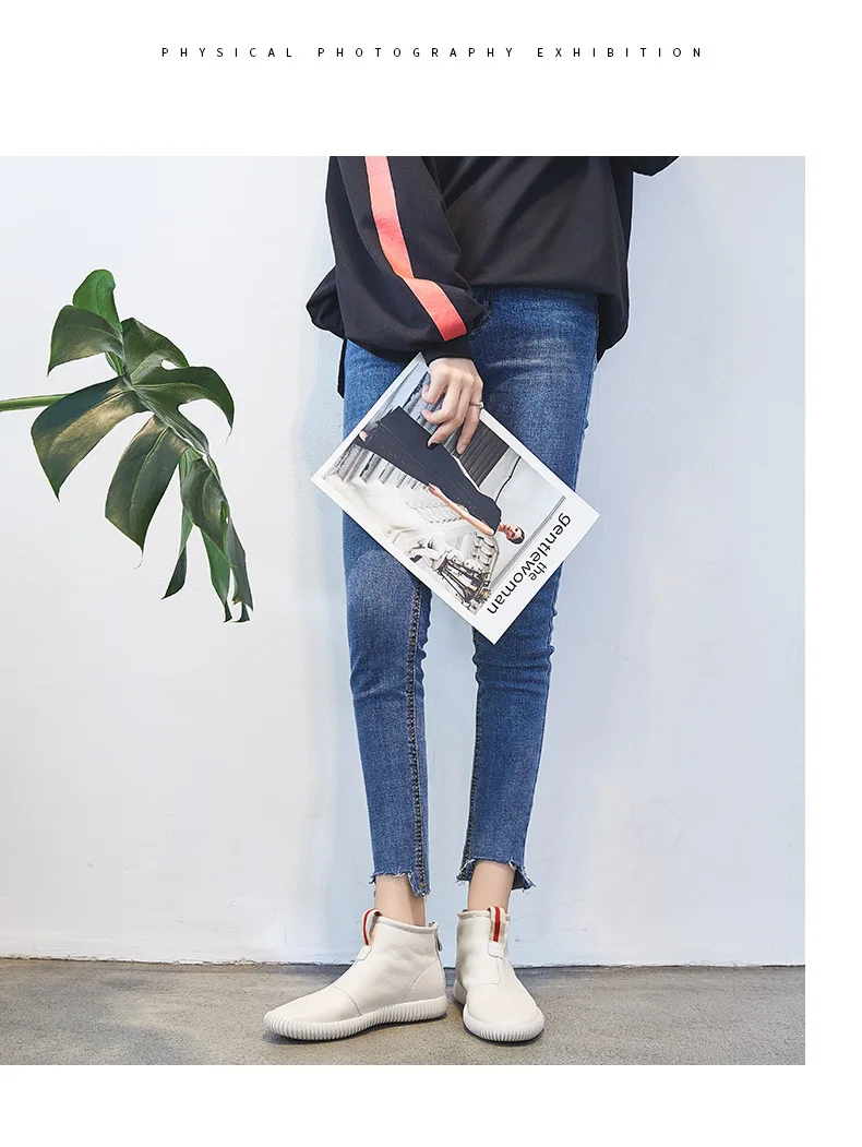 Новинка; zapatos mujer; женские ботинки из натуральной кожи в винтажном стиле; женские ботинки из мягкой воловьей кожи на плоской подошве; Ботильоны на молнии спереди; c158